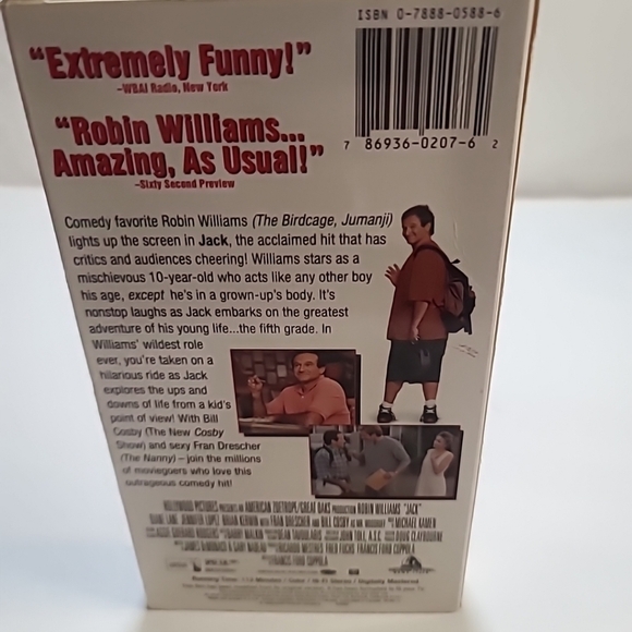 Vintage Jack Robin Williams VHS - Picture 7 of 7